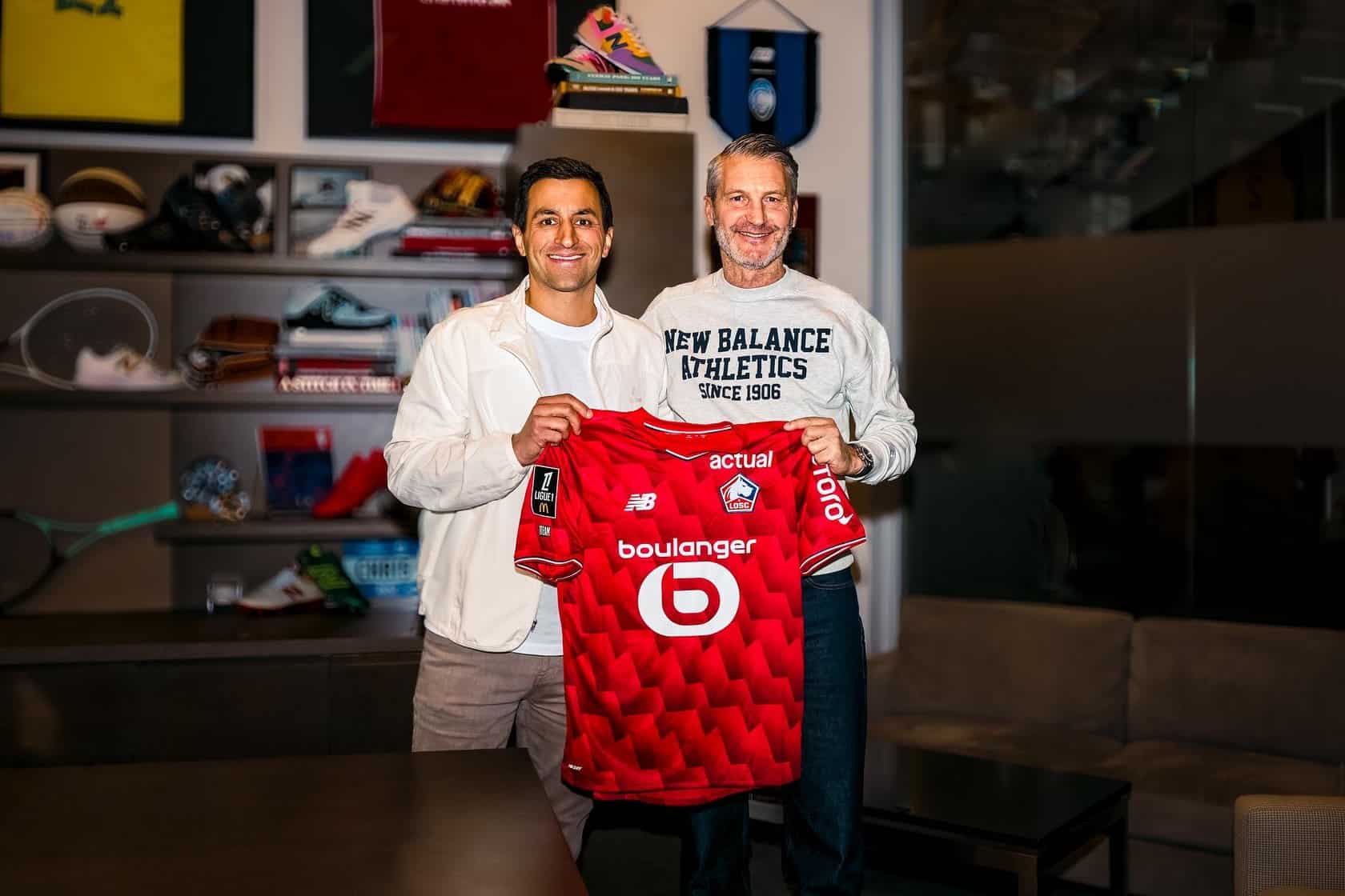 Le LOSC et New Balance renouvellent leur collaboration.