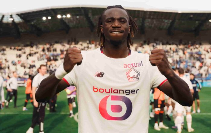 Ngal'ayel Mukau savoure la victoire du LOSC (0-1) sur le Paris FC.