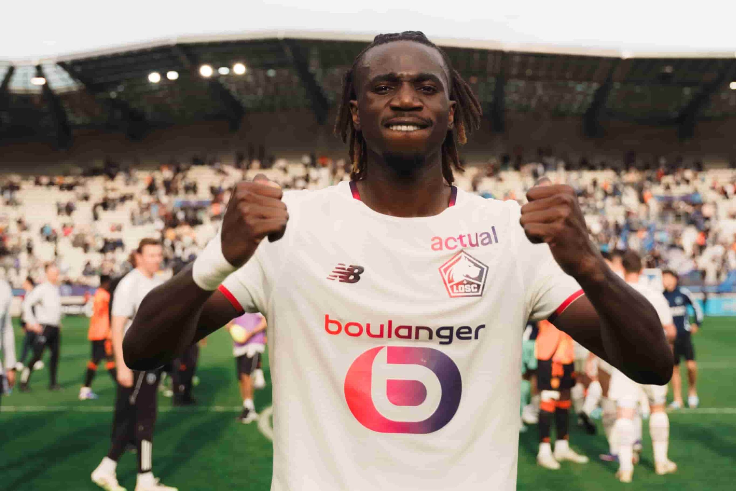 Ngal'ayel Mukau savoure la victoire du LOSC (0-1) sur le Paris FC.