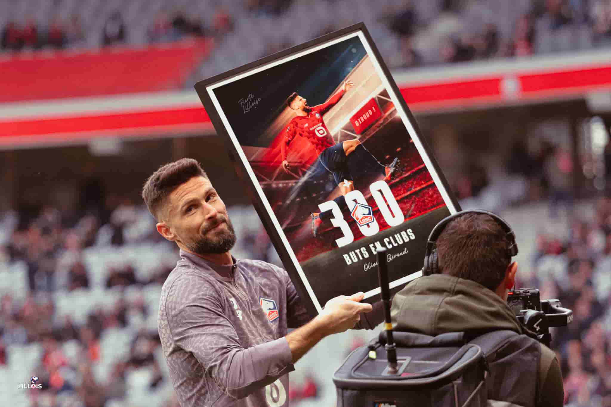 Olivier Giroud, attaquant du LOSC.