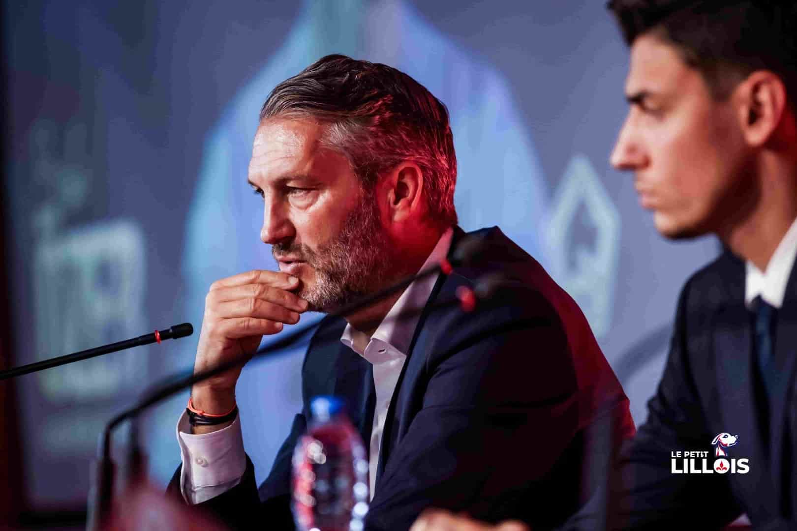 Olivier L&eacute;tang, pr&eacute;sident du LOSC.