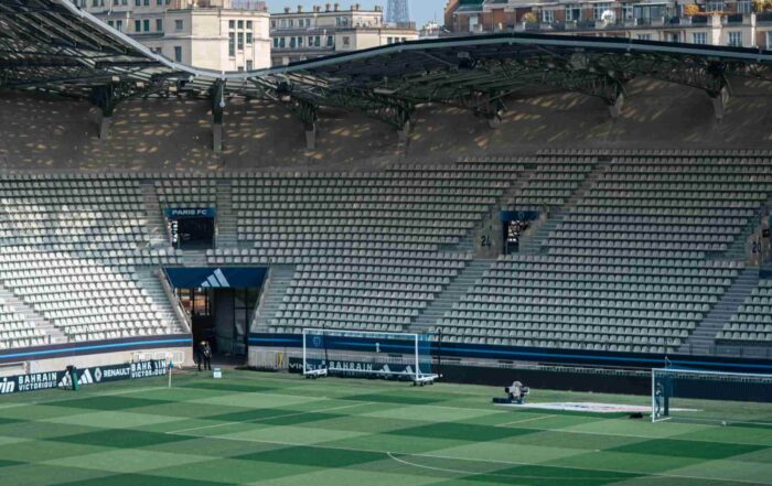 Le Stade Jean Bouin du Paris FC.
