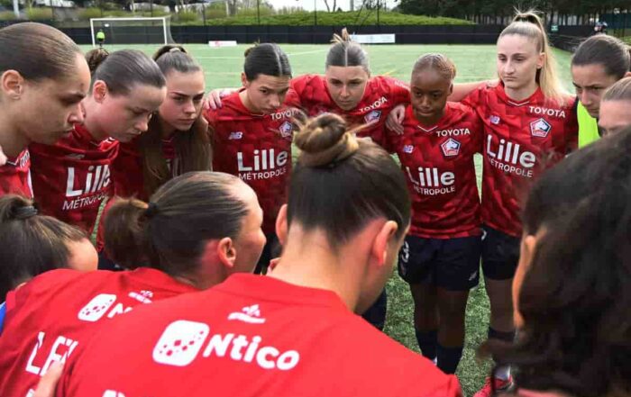 L'&eacute;quipe f&eacute;minine du LOSC.
