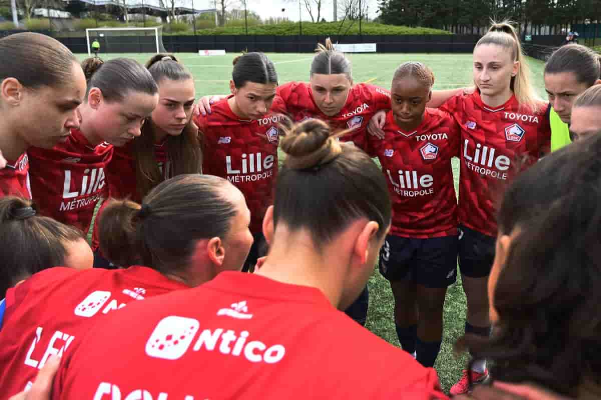 L'&eacute;quipe f&eacute;minine du LOSC.