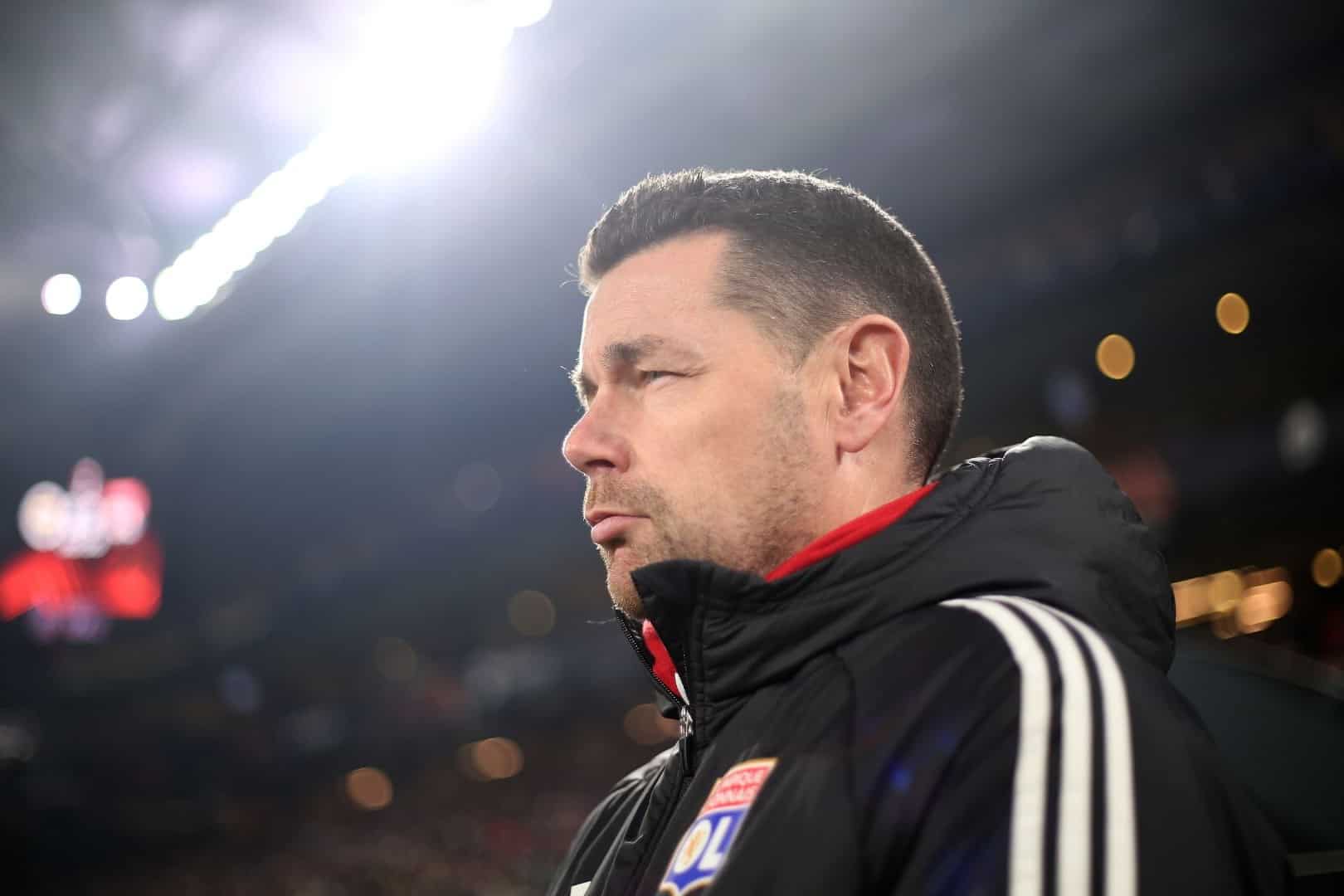Pierre Sage, entra&icirc;neur du RC Lens.