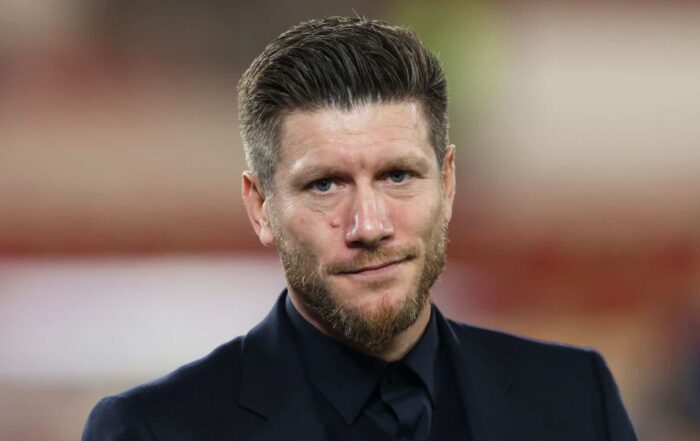 S&eacute;bastien Pocognoli, entra&icirc;neur de l'AS Monaco.