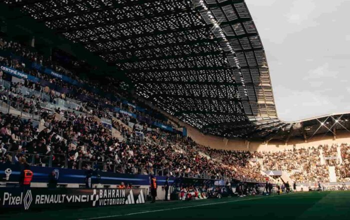Le Stade Jean-Bouin, enceinte du Paris FC en Ligue 1.