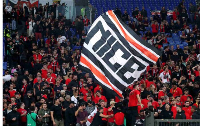 Les supporters de l'OGC Nice en Ligue 1.