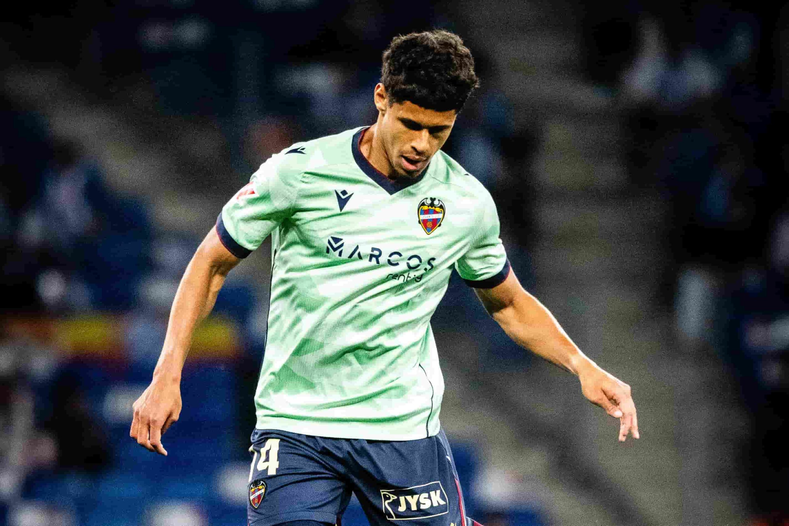 Ugo Raghouber, joueur pr&ecirc;t&eacute; par le LOSC en Espagne, &agrave; l'UD Levante.