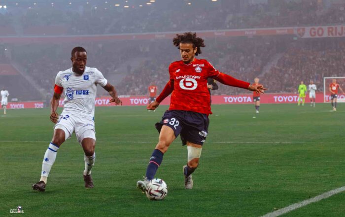 Ayyoub Bouaddi, milieu de terrain du LOSC s&eacute;lectionn&eacute; avec le Maroc pour la Coupe du monde 2026.