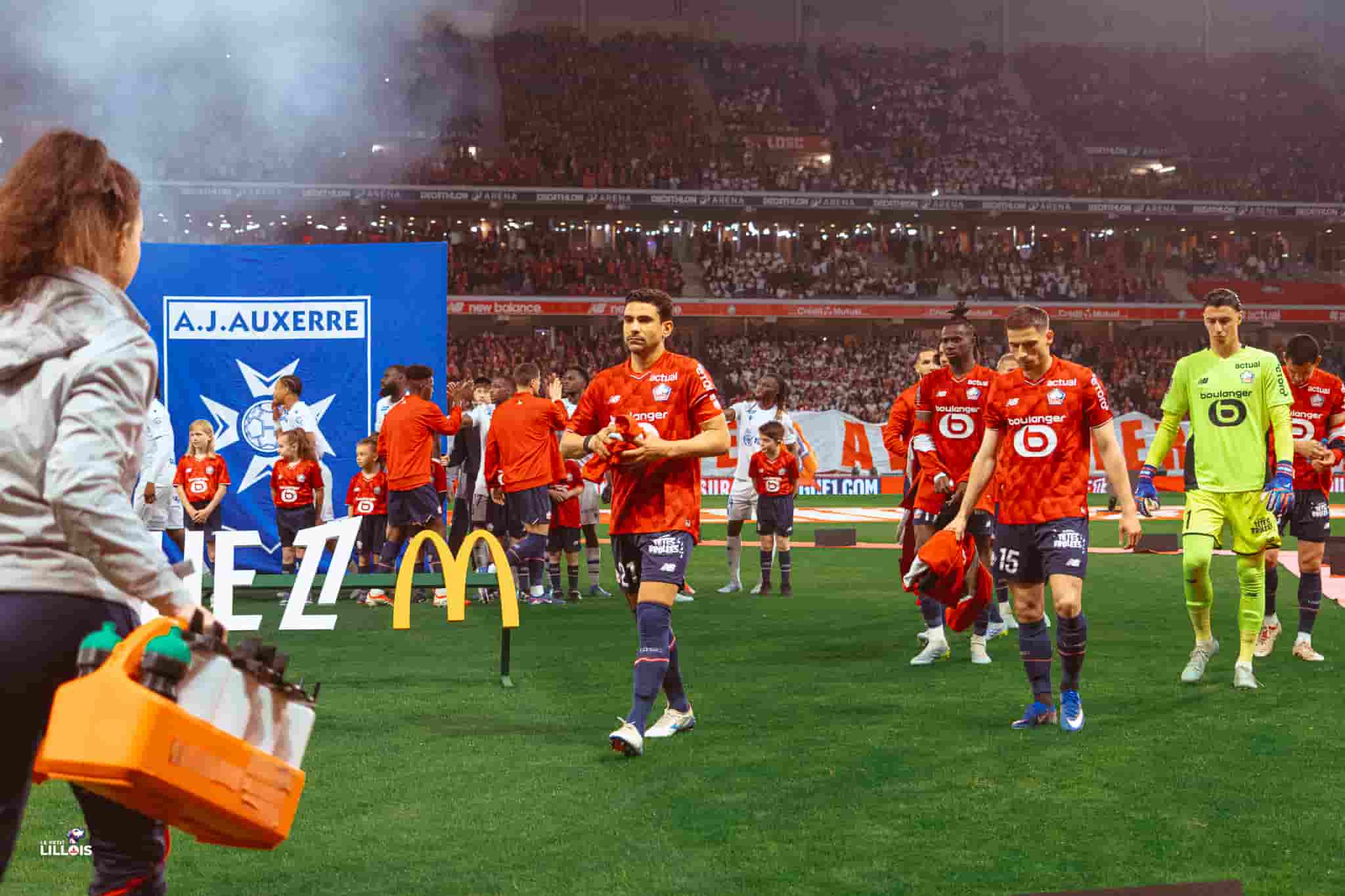 Benjamin Andr&eacute;, milieu de terrain et capitaine du LOSC.