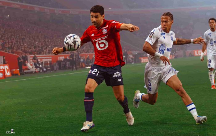 Benjamin Andr&eacute;, capitaine du LOSC.
