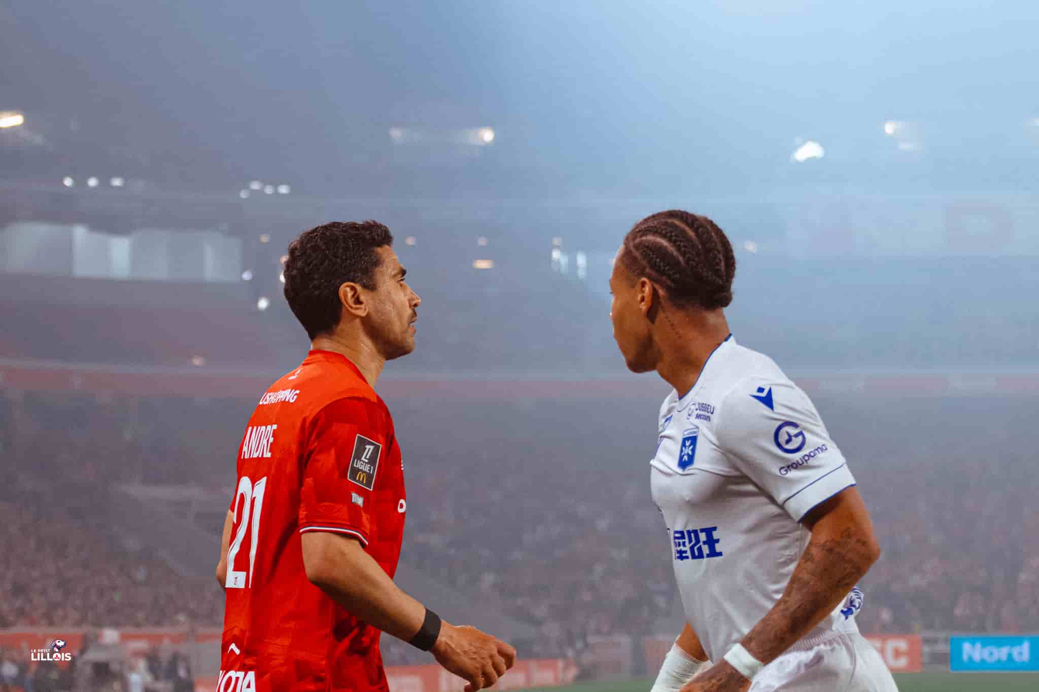 Benjamin Andr&eacute;, milieu de terrain et capitaine du LOSC.