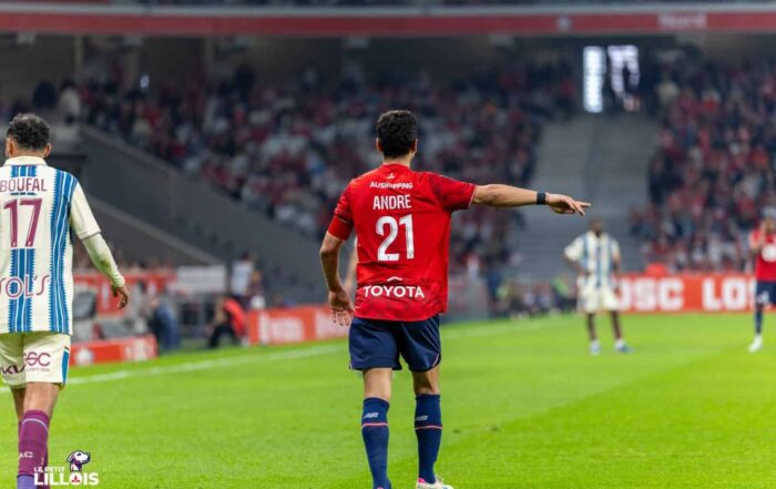Benjamin Andr&eacute;, capitaine et milieu de terrain du LOSC.