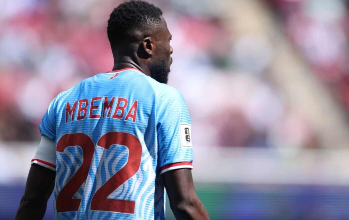 Chancel Mbemba, défenseur central du LOSC et de la RD Congo.
