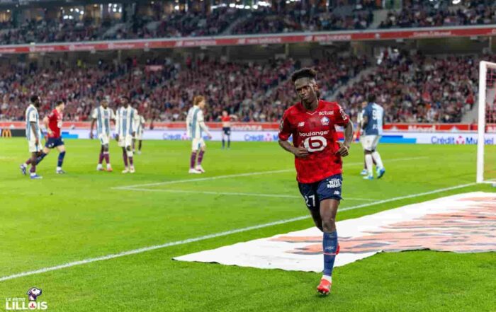 F&eacute;lix Correia, joueur du LOSC.