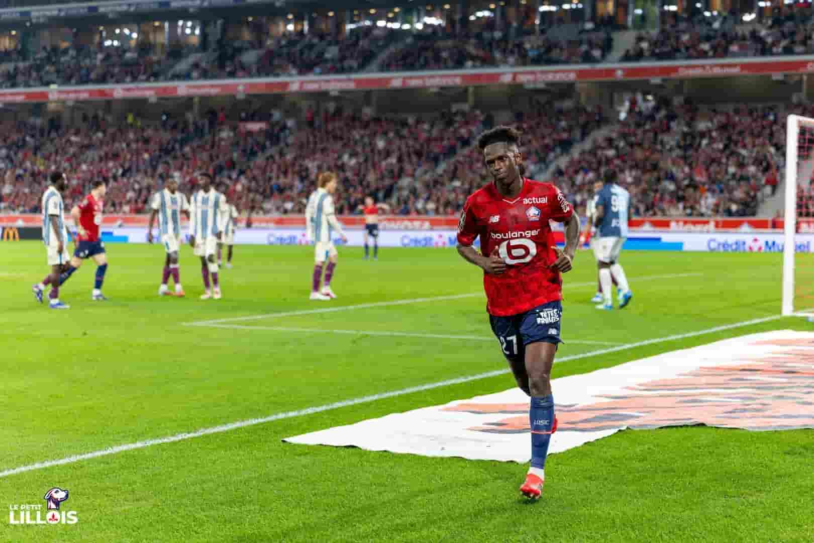 F&eacute;lix Correia, joueur du LOSC.