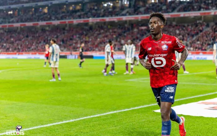 F&eacute;lix Correia, attaquant du LOSC.