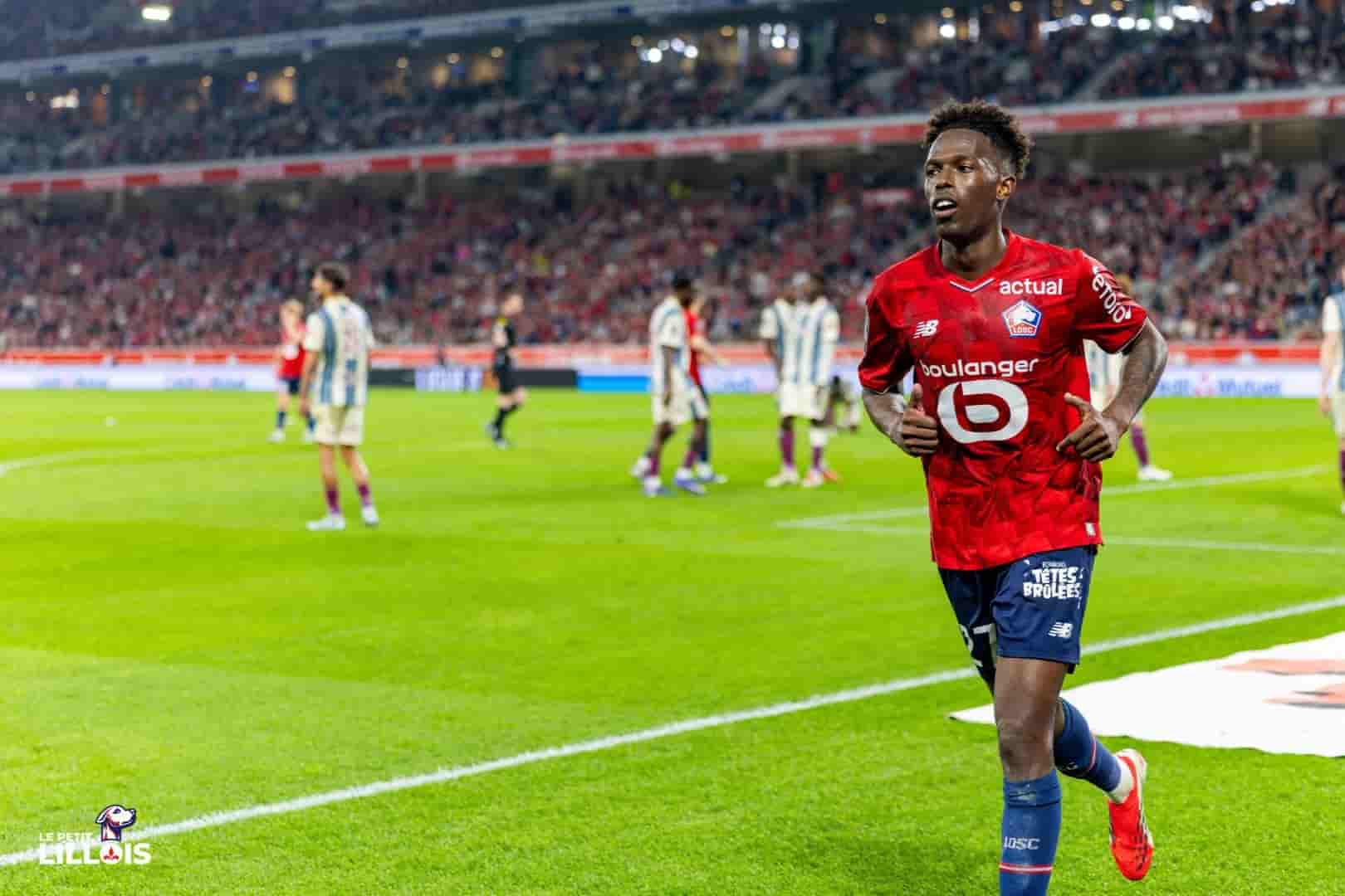 F&eacute;lix Correia, attaquant du LOSC.