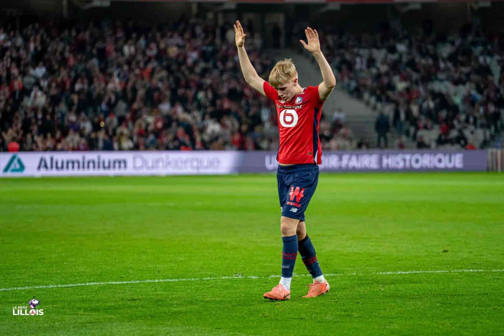 Hakon Haraldsson, milieu offensif du LOSC.
