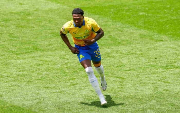 Lebo Mothiba, ancien joueur du LOSC et champion avec le Mamelodi Sundowns FC.