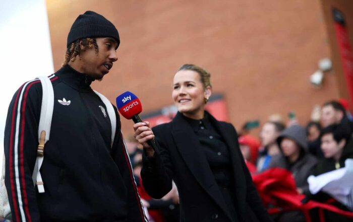 Leny Yoro, d&eacute;fenseur de Manchester United et ancien du LOSC.