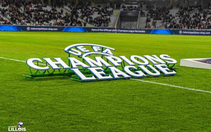 Le logo de la Ligue des Champions, comp&eacute;tition &agrave; laquelle participe le LOSC.