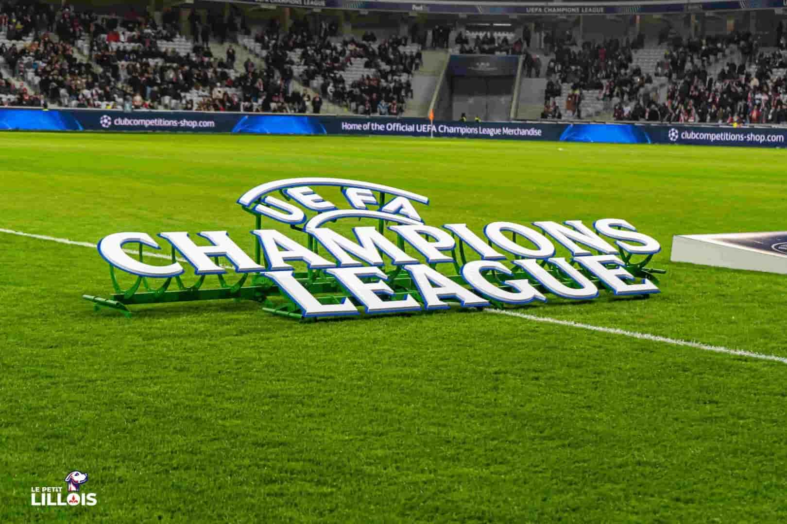 Ligue des Champions logo Le logo de la Ligue des Champions, compétition à laquelle participe le LOSC.