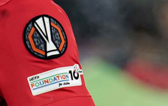Le logo de la Ligue Europa, compétition cadette de la Ligue des Champions.
