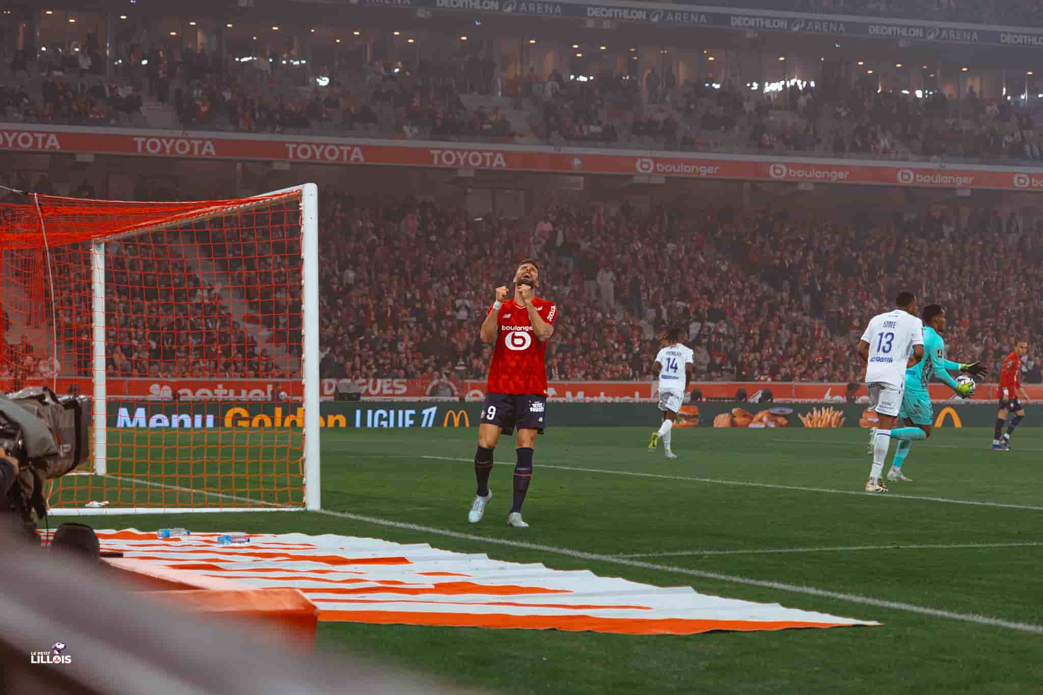 Olivier Giroud, attaquant du LOSC.