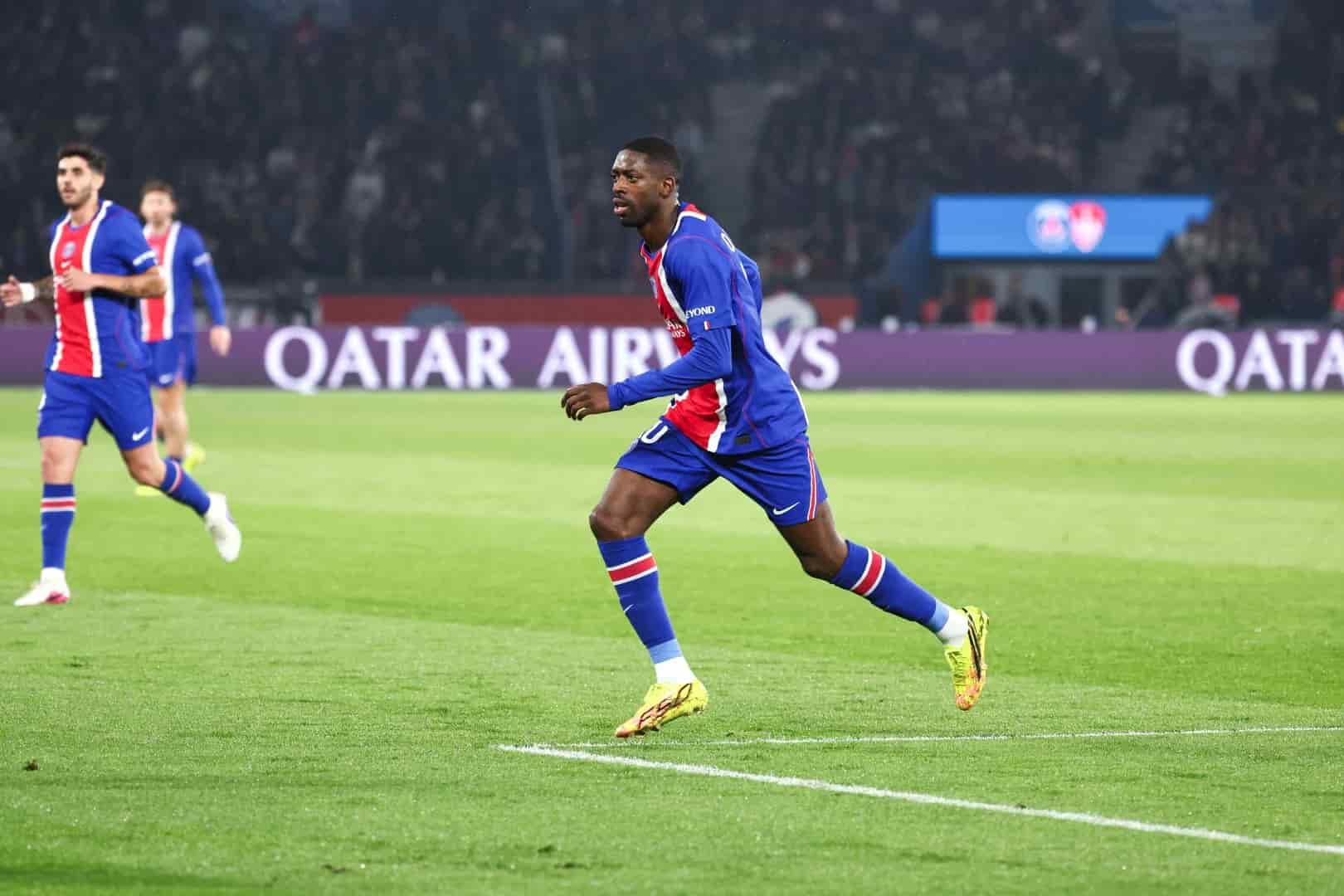 Ousmane Demb&eacute;l&eacute;, joueur du Paris Saint-Germain.