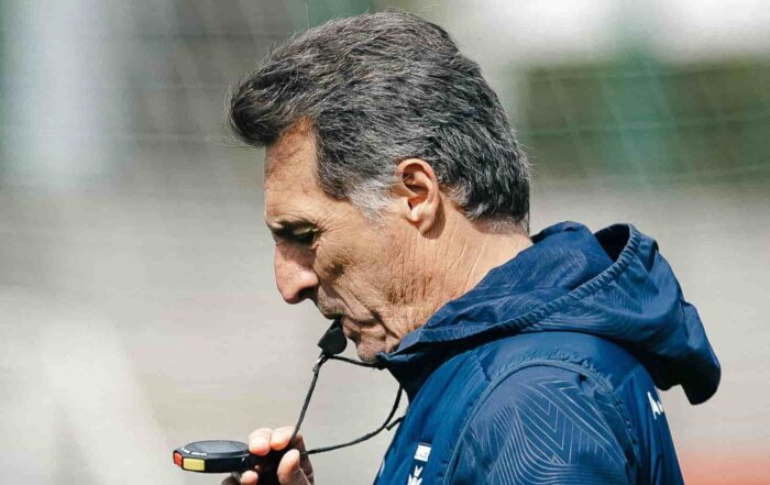 Christophe P&eacute;lissier, entra&icirc;neur de l'AJ Auxerre.