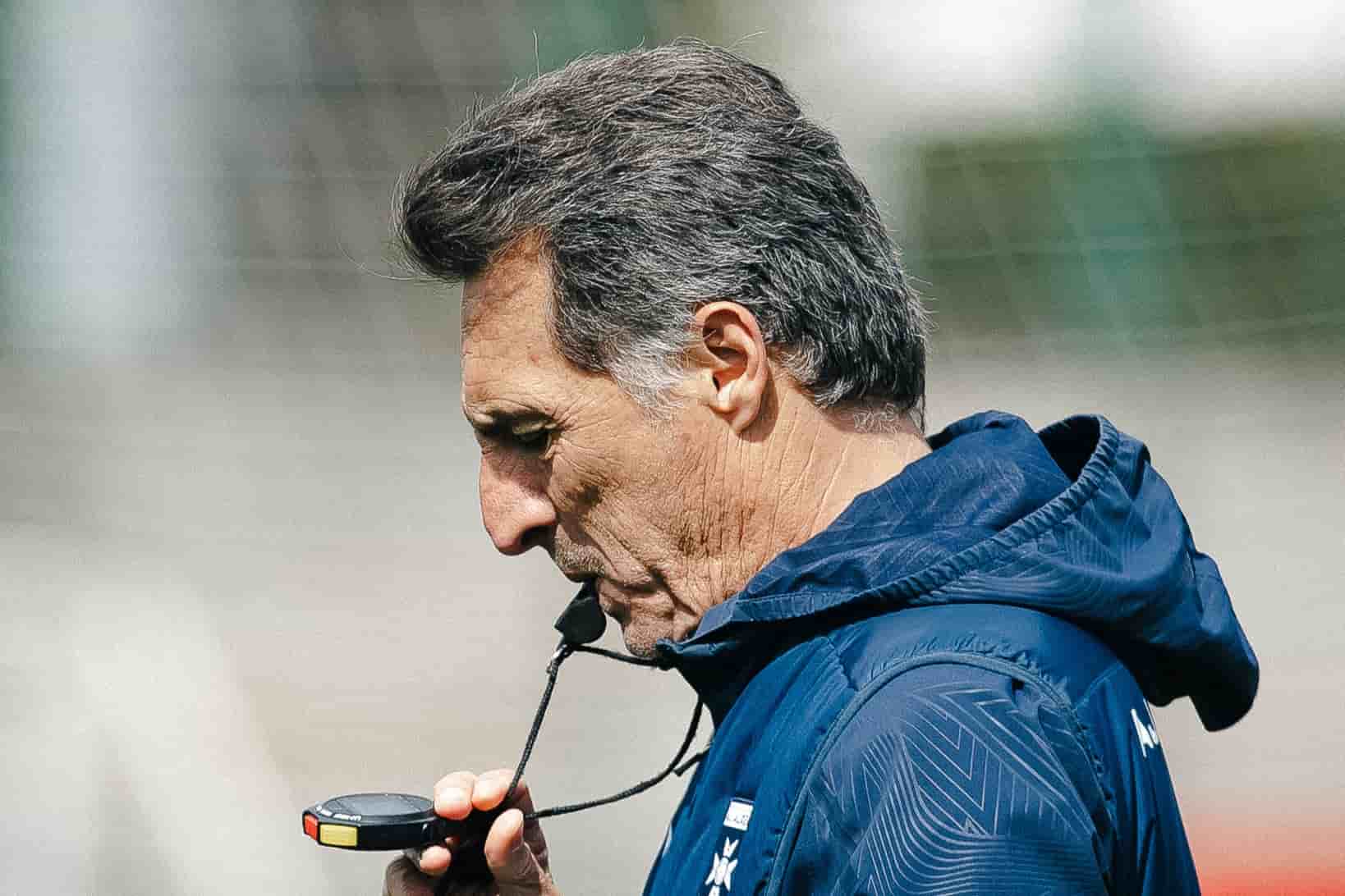 Christophe P&eacute;lissier, entra&icirc;neur de l'AJ Auxerre.
