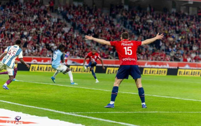 Romain Perraud, lat&eacute;ral gauche du LOSC.