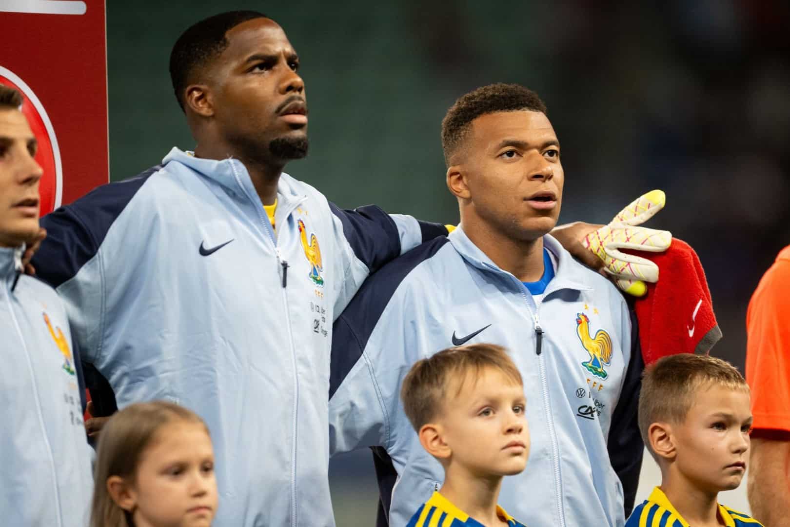équipe de France Kylian Mbappé et Mike Maignan, leaders de l'équipe de France.