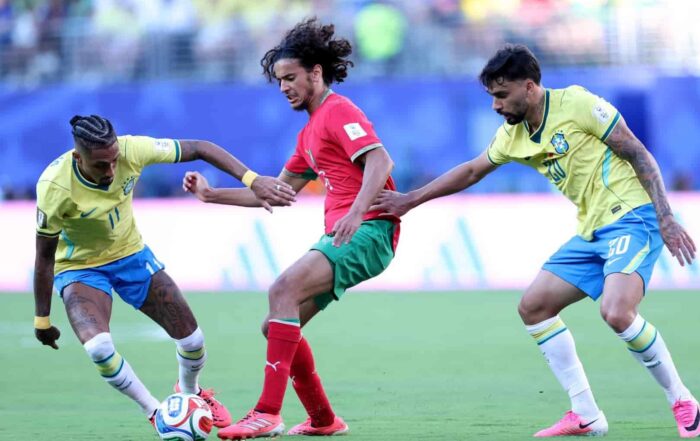 Ayyoub Bouaddi, milieu de terrain du LOSC et international marocain.