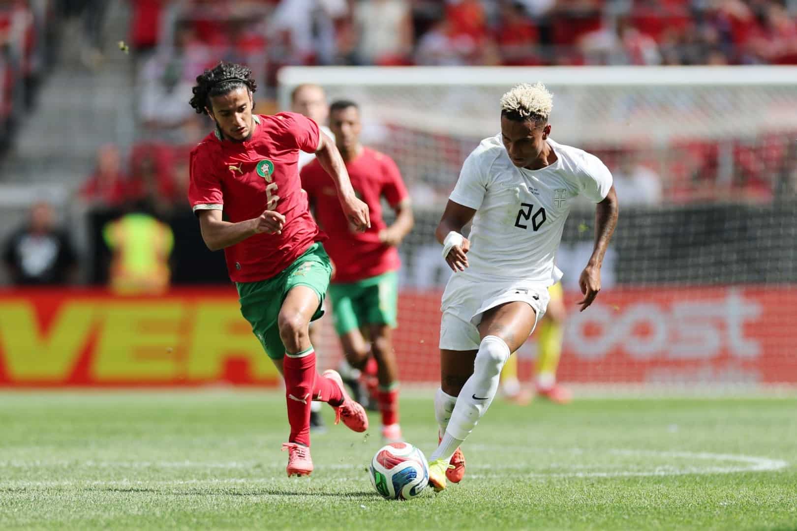 Ayyoub Bouaddi, milieu de terrain du LOSC et international marocain.