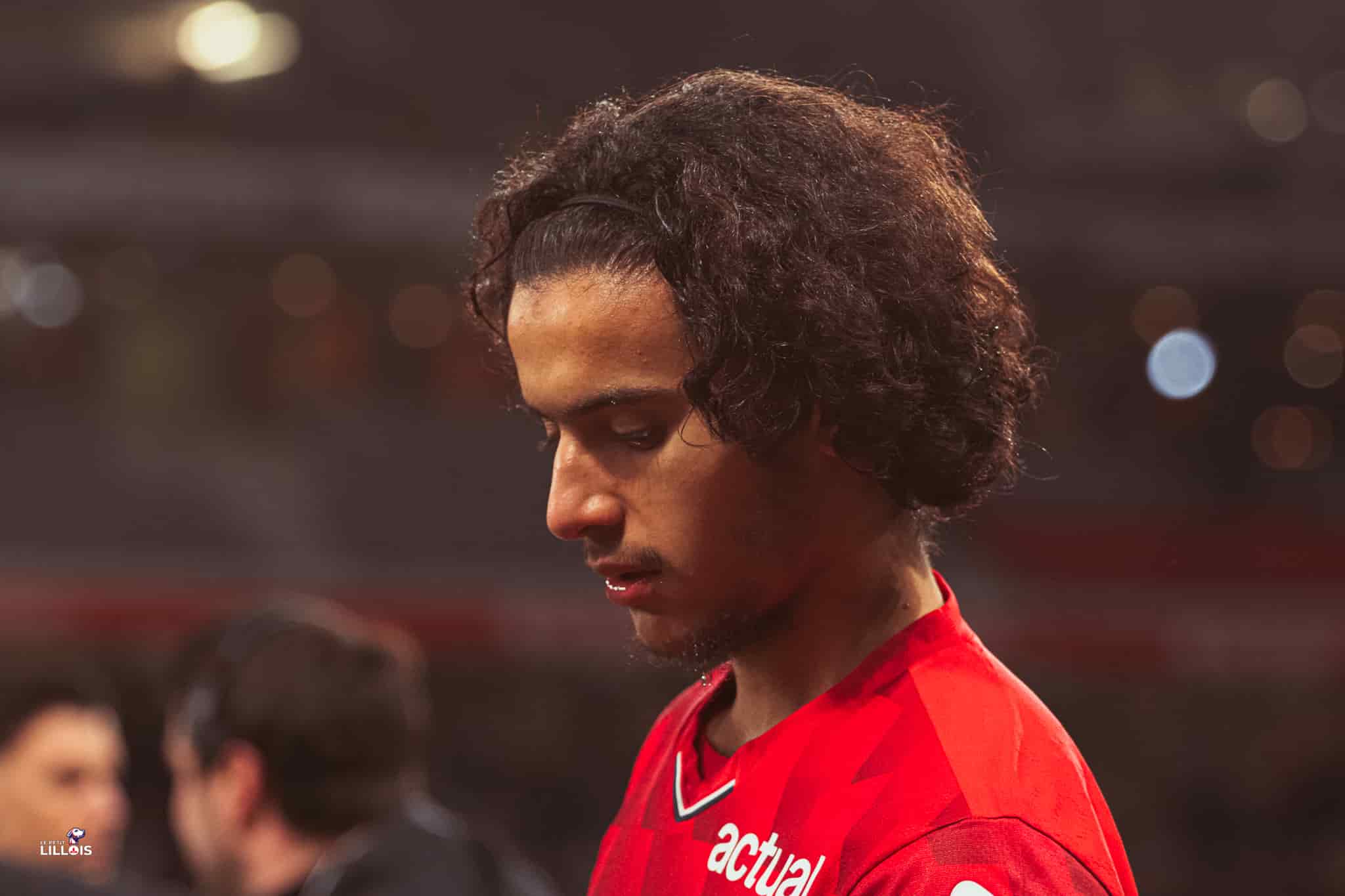 Ayyoub Bouaddi LOSC Ayyoub Bouaddi aligné au poste de latéral droit pendant LOSC - Stade Brestois.
