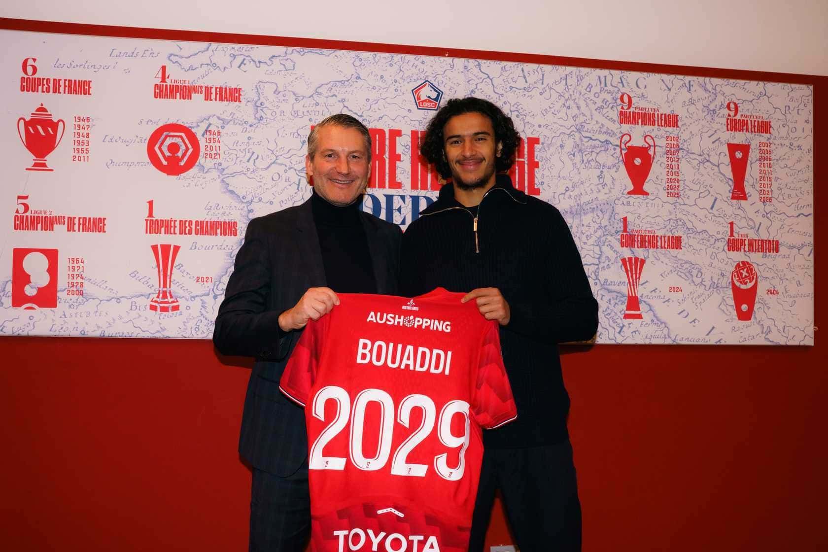 Ayyoub Bouaddi a prolong&eacute; son contrat avec le LOSC.