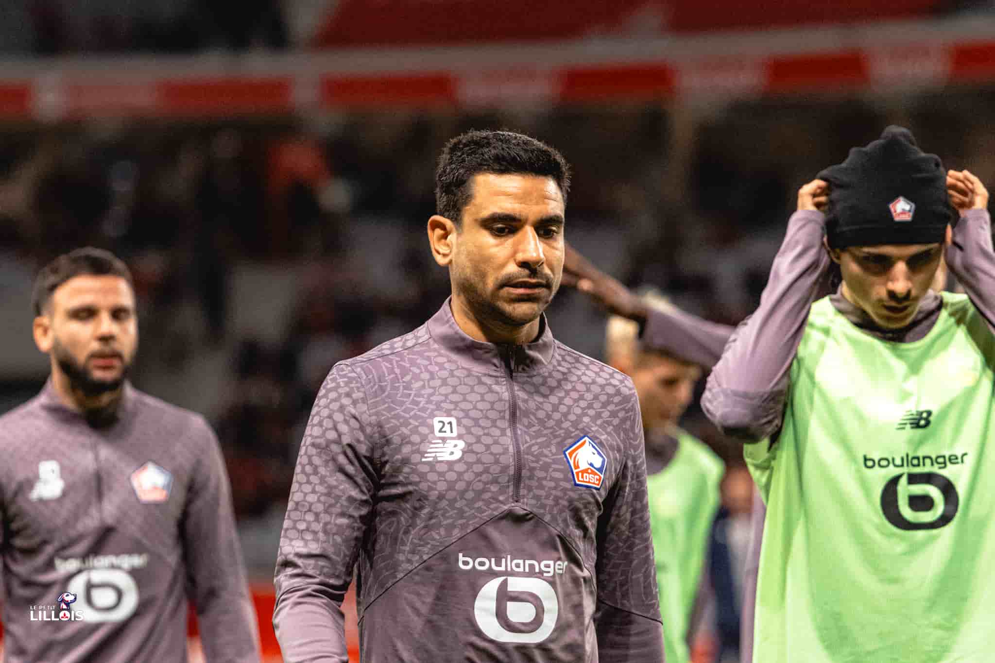 Benjamin Andr&eacute; &agrave; l'&eacute;chauffement avec le LOSC.