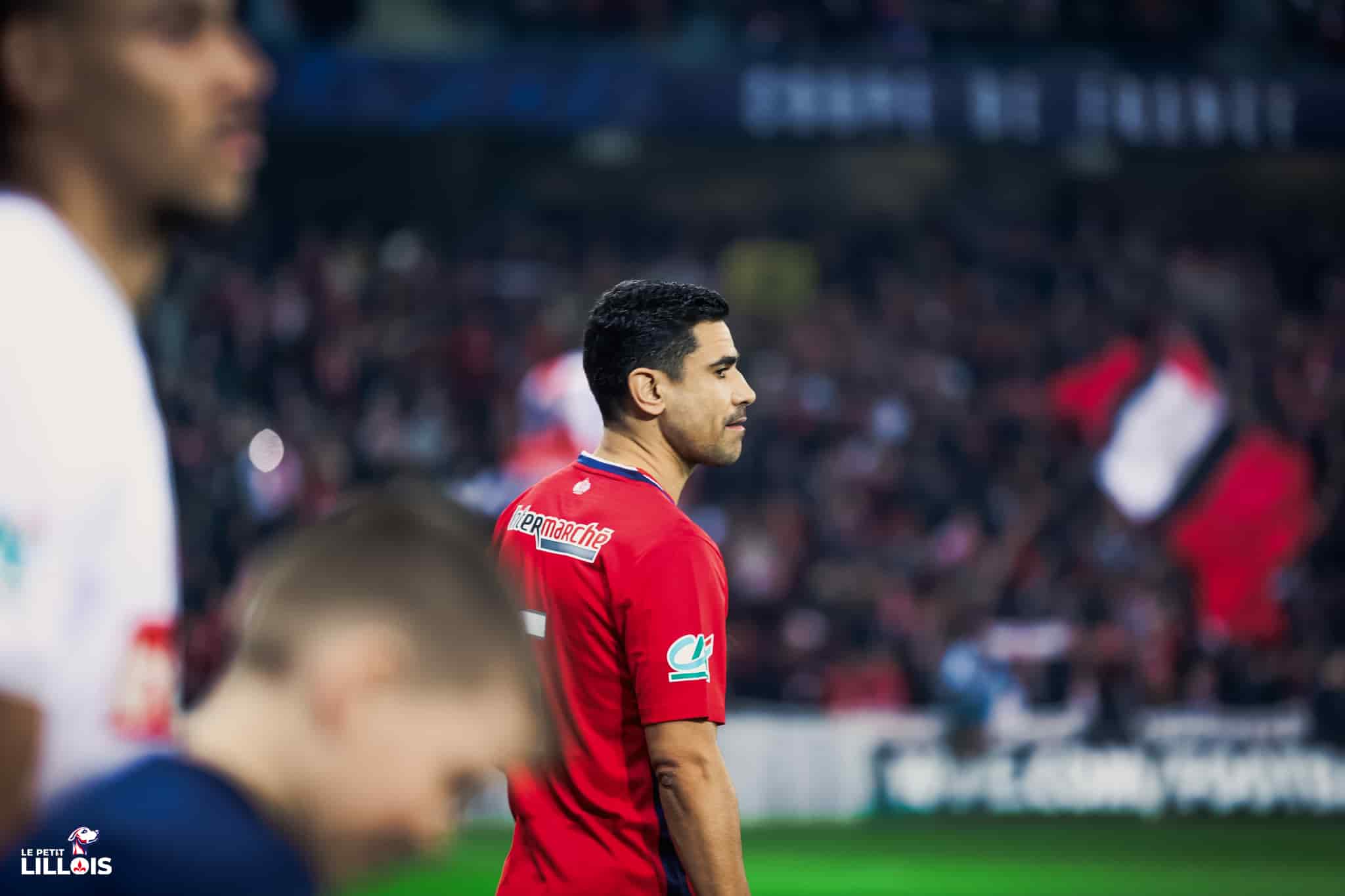 Benjamin Andr&eacute; d&eacute;barque sur la pelouse pour LOSC - USL Dunkerque.