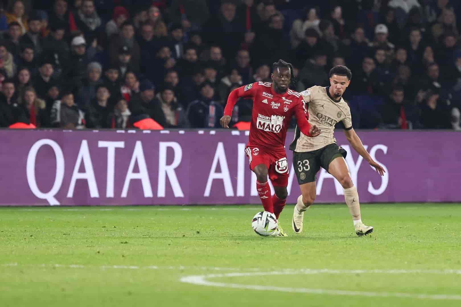 Bradley Locko Bradley Locko absent pour LOSC - Stade Brestois.