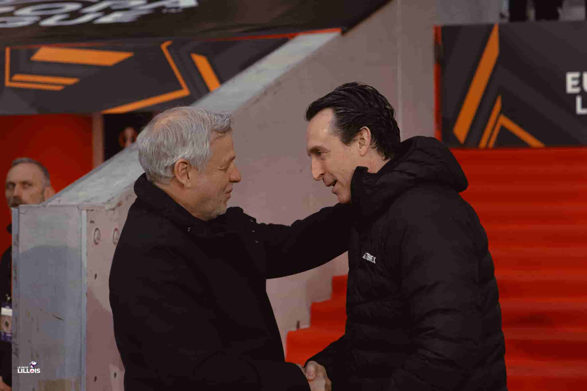 Du respect entre Bruno Genesio et Unai Emery avant LOSC - Aston Villa.