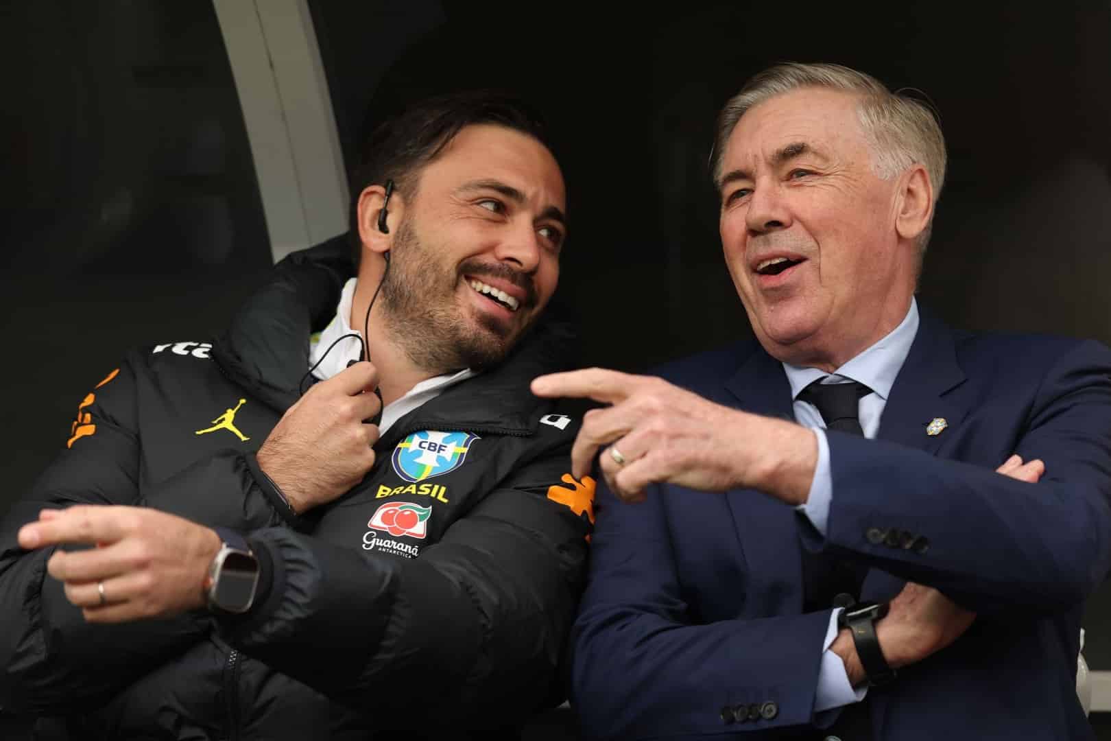 Davide Ancelotti, adjoint de Carlo Ancelotti au Br&eacute;sil.