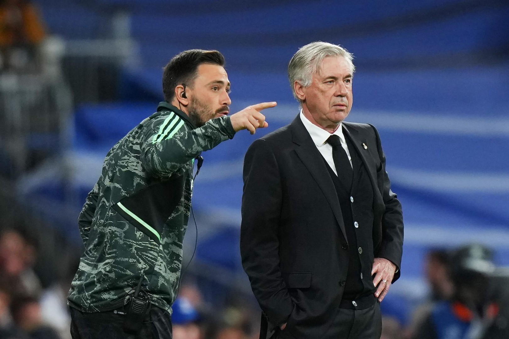 Davide et Carlo Ancelotti Davide et Carlo Ancelotti, adjoint et entraîneur au Real Madrid. Davide Ancelotti, prochain entraîneur du LOSC.