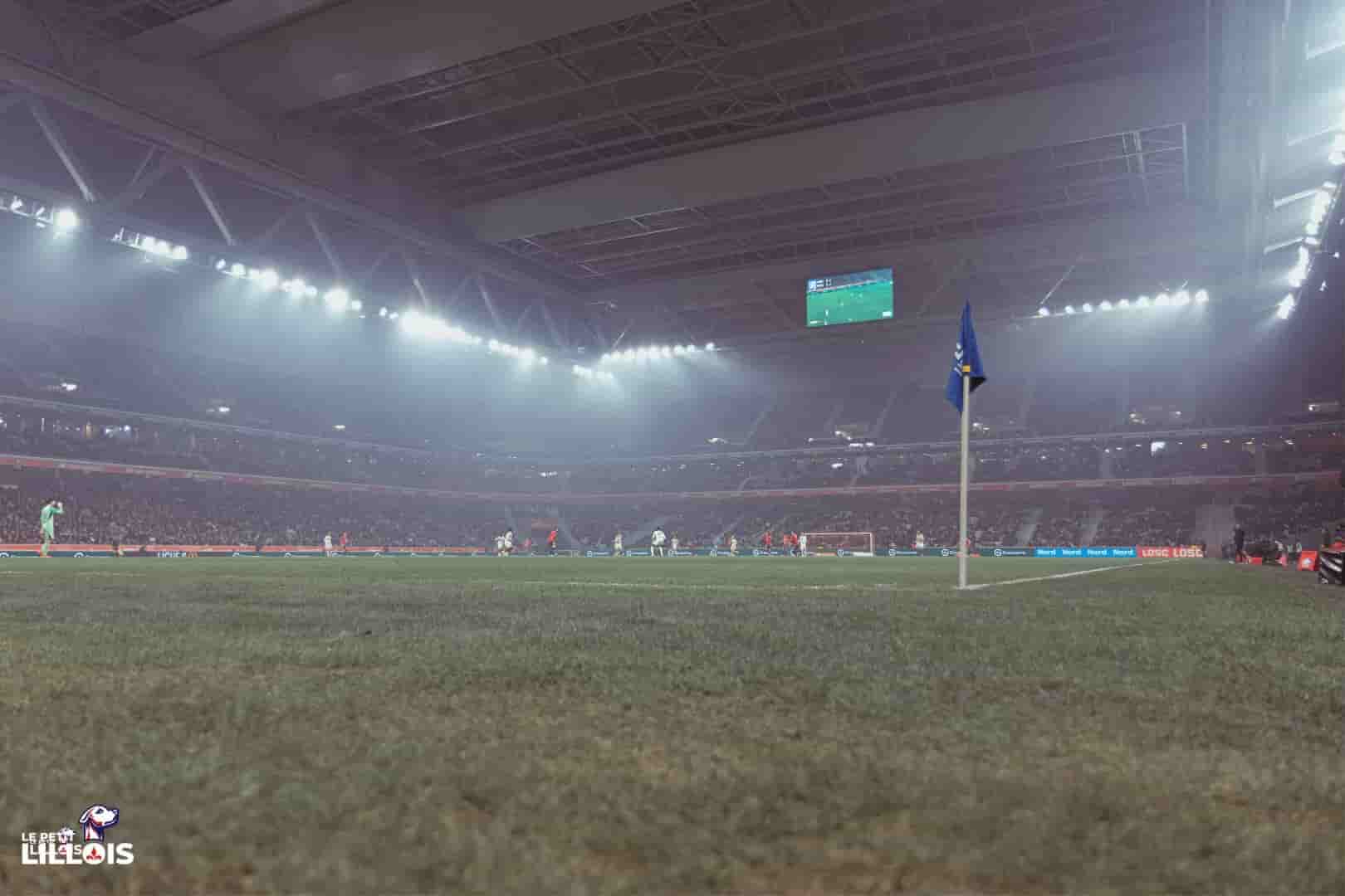 Decathlon Arena – Stade Pierre-Mauroy Les tribunes de la Decathlon Arena - Stade Pierre Mauroy pendant LOSC - RCSA.