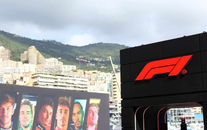 Olivier Giroud, joueur du LOSC, au Grand-Prix de Monaco.