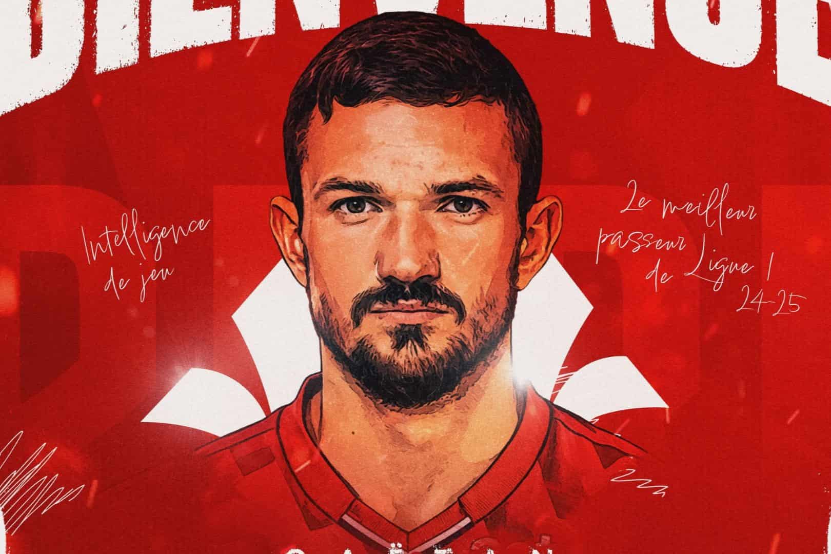 Le LOSC officialise le transfert de Ga&euml;tan Perrin.