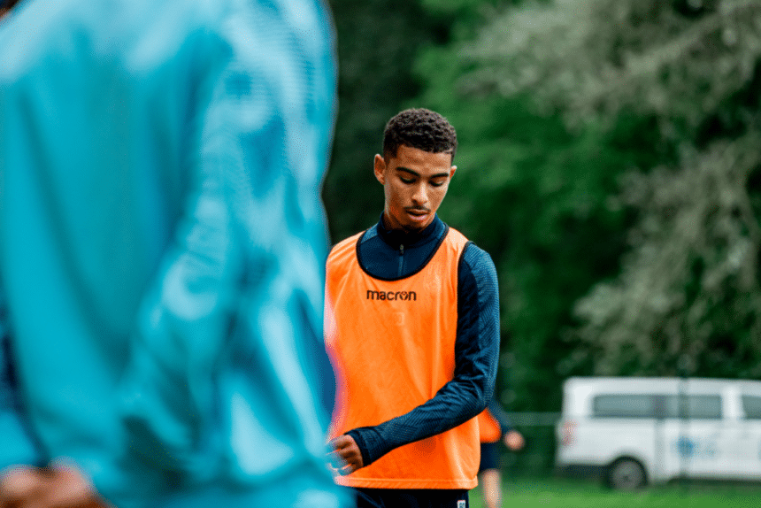 Gessime Yassine Gessime Yassine de retour à l'entraînement à Dunkerque