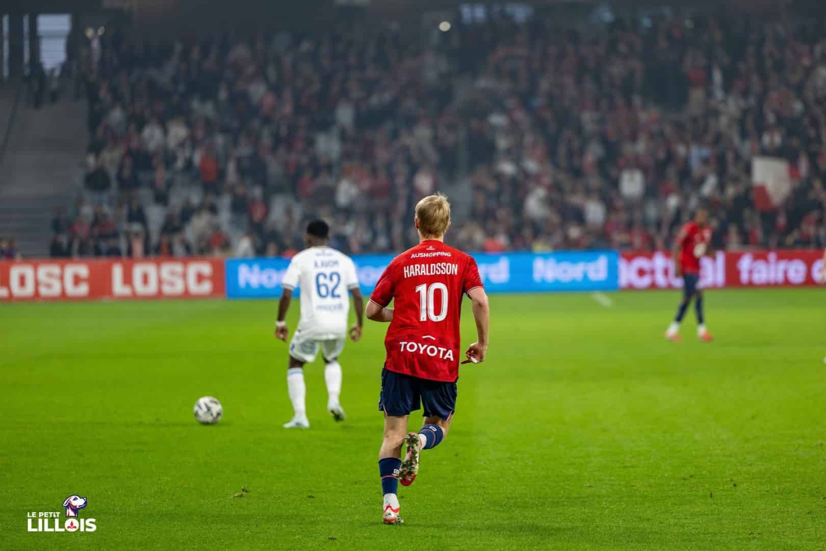 Hakon Haraldsson symbole des difficult&eacute;s lilloises pendant LOSC - FC Lorient.